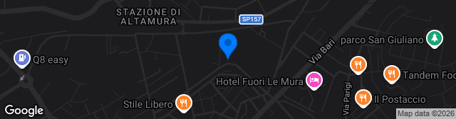 Map showing Stadio Comunale Tonino D'Angelo