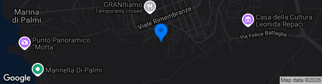 Map showing Stadio Giuseppe Lopresti