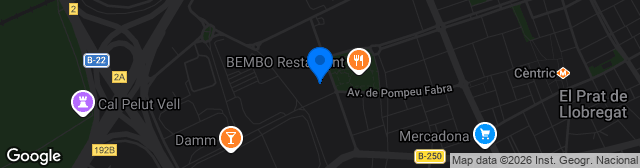 Map showing Estadio Municipal Sagnier