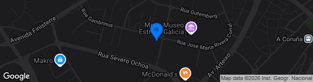 Map showing Campo Municipal de Fútbol Rodrigo García Vizoso