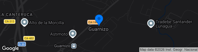 Map showing Estadio El Pilar