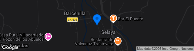 Map showing Estadio El Castañal