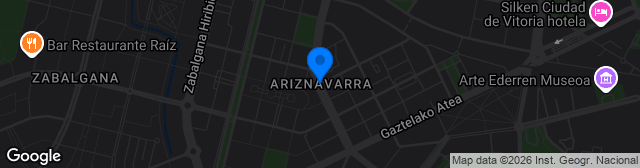 Map showing Estadio Ariznabarra