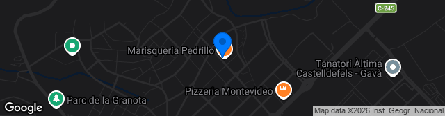 Map showing Estadio Els Canyars