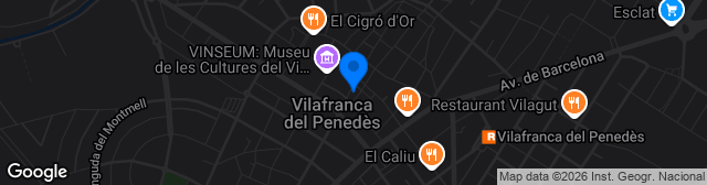 Map showing Camp Municipal d'Esports