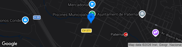 Map showing Estadio Municipal Gerardo Salvador