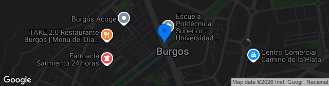 Map showing Nuevo Campo San Amaro