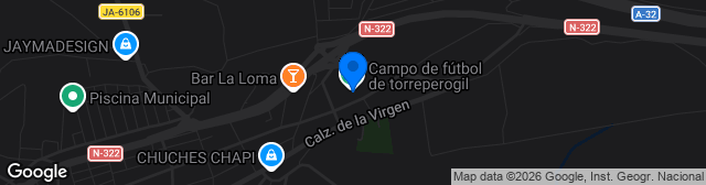 Map showing Polideportivo Municipal Abdon Martínez Fariñas