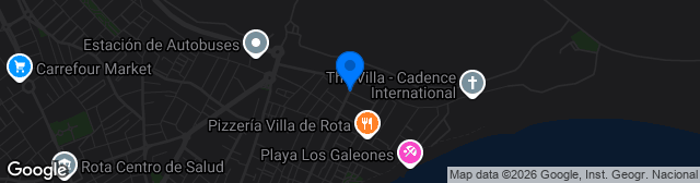 Map showing Estadio Municipal Alcalde Navarro Flores
