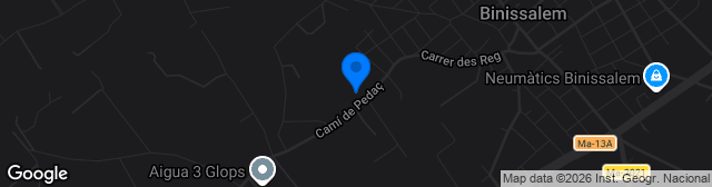 Map showing Estadio Miquel Pons