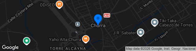 Map showing Campo de EDMF Churra