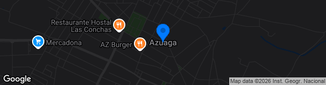 Map showing Estadio CD Azuaga