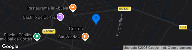 Map showing Estadio San Francisco Javier