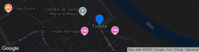 Map showing Estadio Luis Asarta