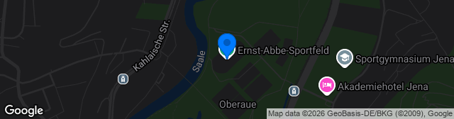 Map showing Ernst-Abbe-Sportfeld