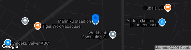 Map showing Männiku staadion