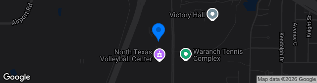 Map showing Mean Green Soccer Stadium