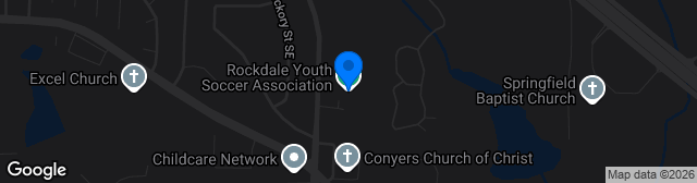 Map showing RYSA Soccerplex Field 1