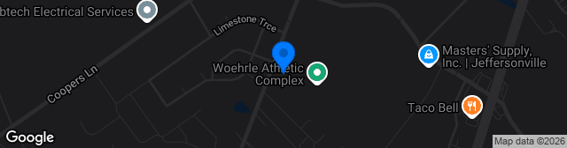 Map showing CCSA - Woehrle Youth Athletic Complex