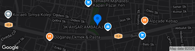 Map showing Derince Belediyespor Doğal Çim Stadyumu