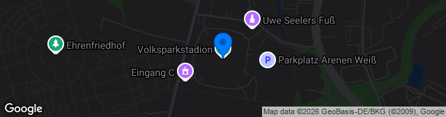 Map showing Volksparkstadion
