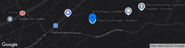 Map showing Paul-Grüninger-Stadion