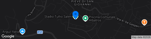 Map showing Nuovo Stadio Comunale