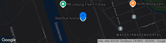 Map showing Red Bull Arena