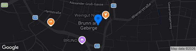 Map showing Sportplatz Brunn am Gebirge