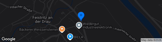 Map showing Sportplatz Drautal