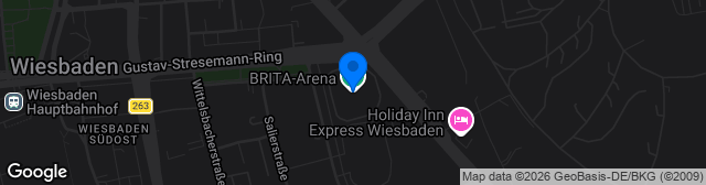 Map showing BRITA-Arena