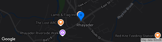 Map showing The Weirglodd