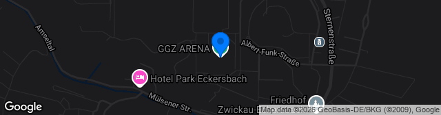 Map showing GGZ Arena