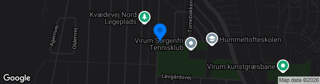 Map showing Virum Stadion