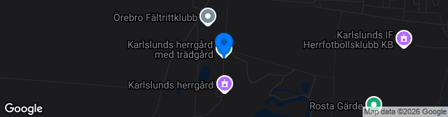 Map showing Karlslund Arena