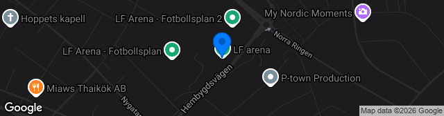 Map showing LF Arena