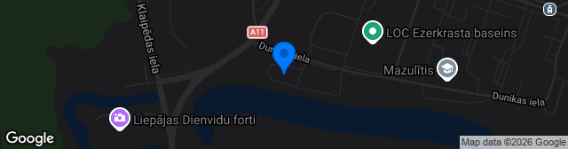 Map showing Olimpija stadions