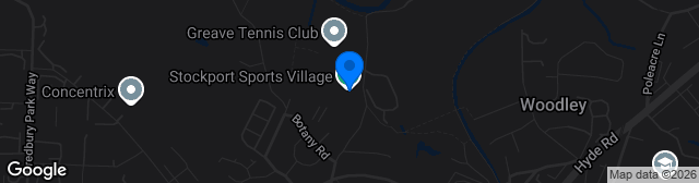 Map showing Neil Rourke Memorial Stadium