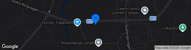 Map showing Tidavallen 1