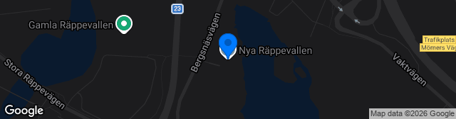 Map showing Räppevallen