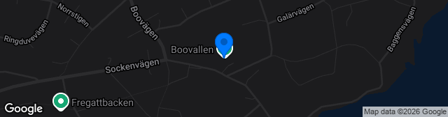 Map showing Boovallen 1