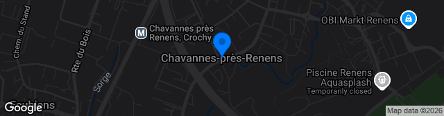 Map showing Centre sportif de Chavannes