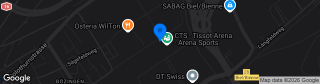 Map showing Tissot Arena