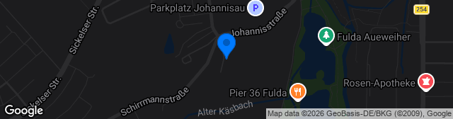 Map showing Sportpark Johannisau