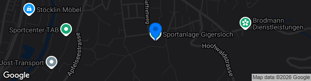 Map showing Sportanlage Gigersloch