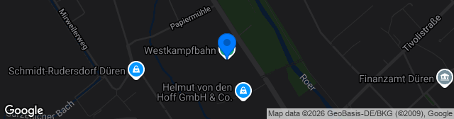 Map showing Westkampfbahn