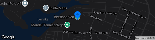 Map showing Idrettsparken Stadion