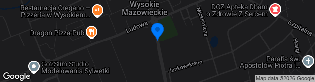 Map showing Stadion 1 Maja