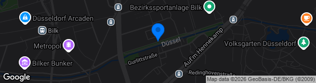 Map showing Stadion an der Feuerbachstraße