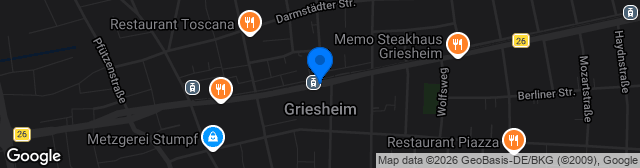Map showing Südstadion